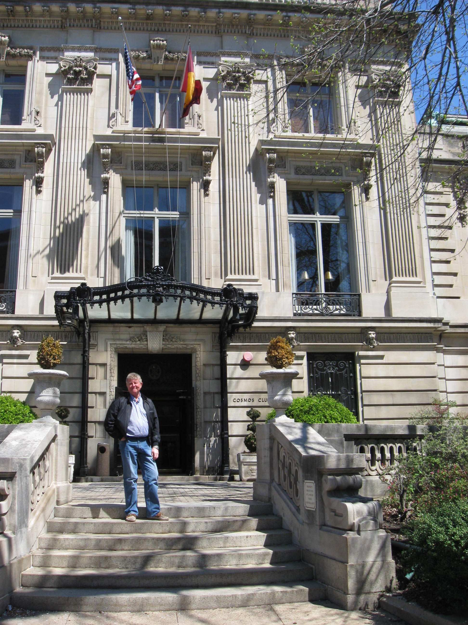 Adrian at the Cosmos Club